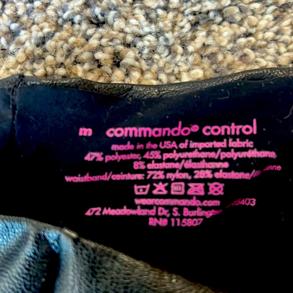 Control Top Faux Leather Leggings